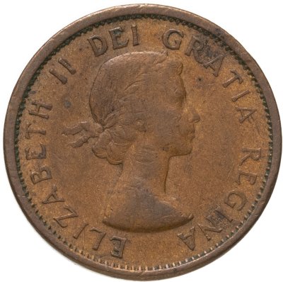 купить Канада 1 цент (cent) 1964