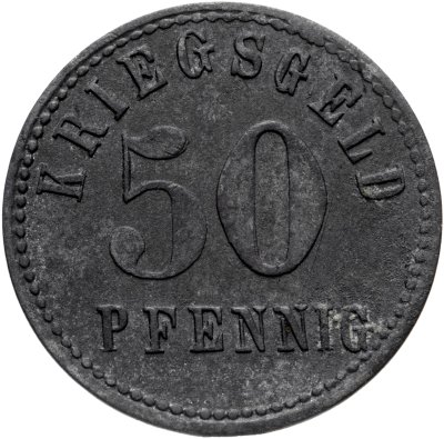 купить Германия 50 пфеннигов 1918 город Фуртванген (Федеральная земля Баден)