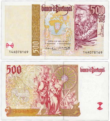 купить Португалия 500 эскудо 1997 (Pick 187a.1) (17.04.97)