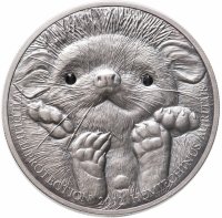 купить Монголия 500 тугриков 2012 "Защита дикой природы - Ушастый ёж (Hemiechinus auritus)"