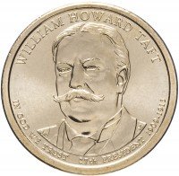 купить США 1 доллар 2013 P "27-й президент США - Уильям Тафт"