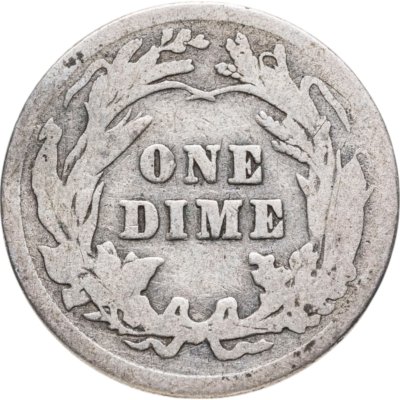 купить США 10 центов (дайм, one dime) 1912 Barber Dime Без отметки монетного двора