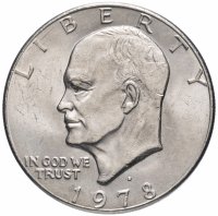 Купить США 1 доллар (dollar) 1978 Эйзенхауэр, двор D
