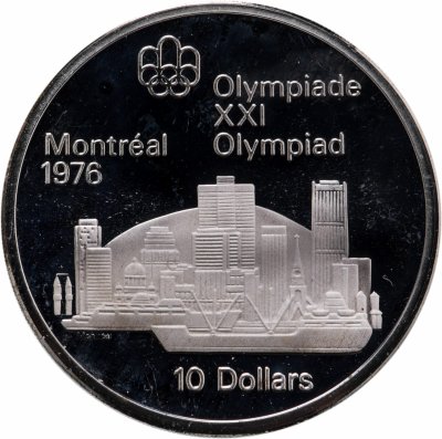 купить Канада 10 долларов (dollars) 1973 Proof XXI летние Олимпийские Игры, Монреаль 1976 - Монреаль Канада