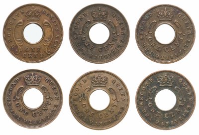 купить Восточная Африка набор из 6 монет 1952-1961