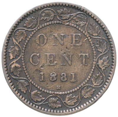 купить Канада 1 цент (cent) 1881