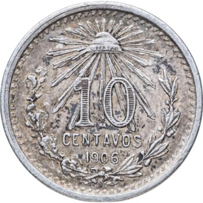 купить Мексика 10 сентаво (centavos) 1906