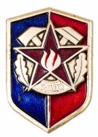 Купить Значок СССР 1976-1984гг "ВДПО", Булавка