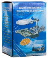 Купить Лупа настольная на шарнире с держателем и подсветкой MG16129-A