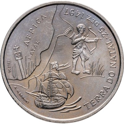 купить Португалия 200 эскудо (escudos) 1998 "Путешествие Васко да Гамы в Индию 1498 года - Южная Африка, Натал"