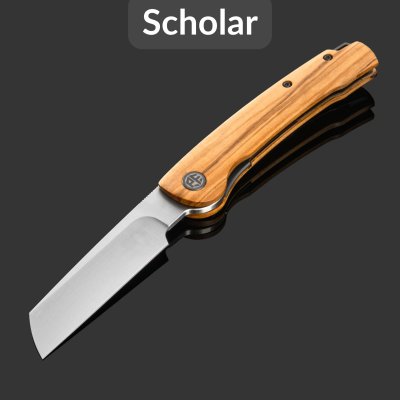 купить Складной нож Petrified Fish Scholar PFE04 (PFE04WO), сталь 154CM, рукоять Olive wood