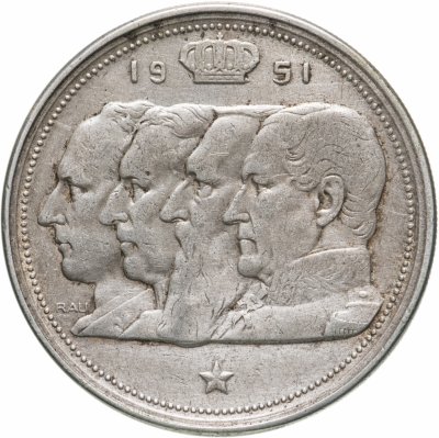 купить Бельгия 100 франков (francs) 1951 Надпись на голландском - 'BELGIE'