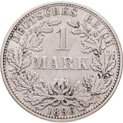 купить Германия 1 марка (mark) 1896, знак монетного двора: "A" - Берлин