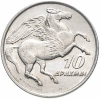 Купить Греция 10 драхм (drachmai) 1973 ΕΛΛΗΝΙΚΗ ΔΗΜΟΚΡΑΤΙΑ