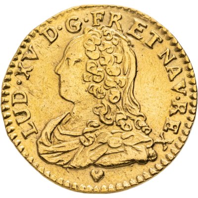 купить Франция ½ дьёра 1732 Людовик XV