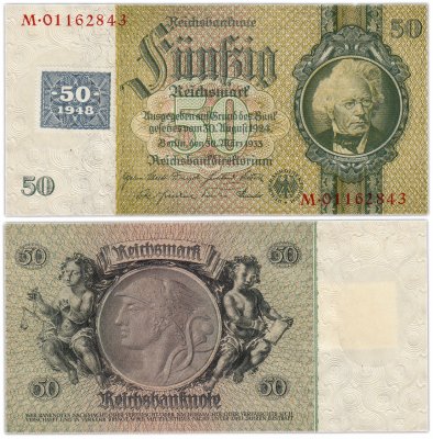 купить Германия - ГДР (Советская оккупационная зона) 50 марок 1948 (Pick 6a)