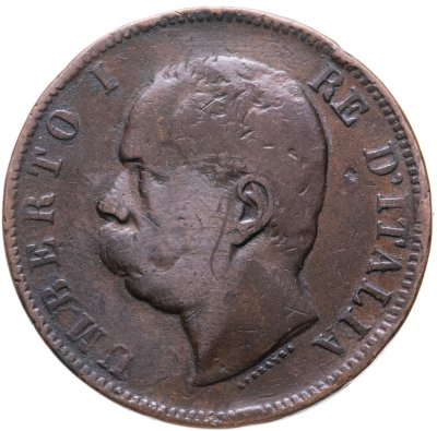купить Италия 10 чентезимо (centesimi) 1893 BI знак монетного двора "BI" - Бирмингем