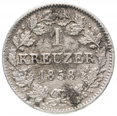 купить Германия (Бавария) 1 крейцер 1858