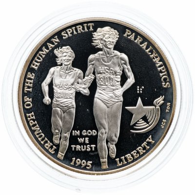 купить США 1 доллар (dollar) 1995 P "Паралимпийские Игры, Атланта 1996"