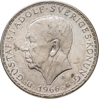 купить Швеция 5 крон (kronor) 1966 100 лет Конституционной реформе