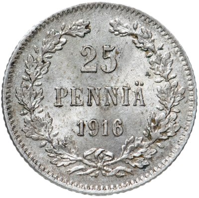 купить 25 пенни (pennia) 1916 S