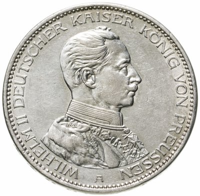 купить Германия (Империя) 3 марки (mark) 1914 A Пруссия