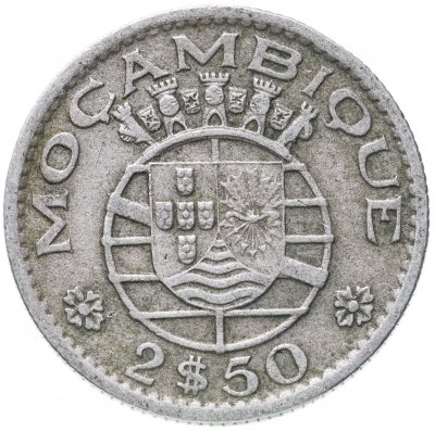 купить Мозамбик 2,5 эскудо (escudos) 1954