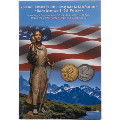 купить Альбом-планшет для памятных монет США номиналом 1 доллар "Коренные американцы"