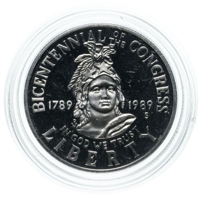 купить США 50 центов (half dollar) 1989 Proof Congress "200-летие Конгресса США"