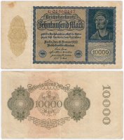 купить Германия 10000 марок 1922 (Pick 72(1))