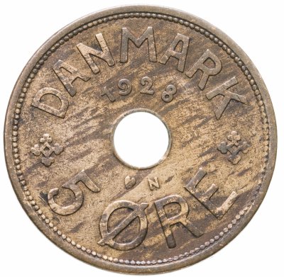 купить Дания 5 эре (ore) 1928