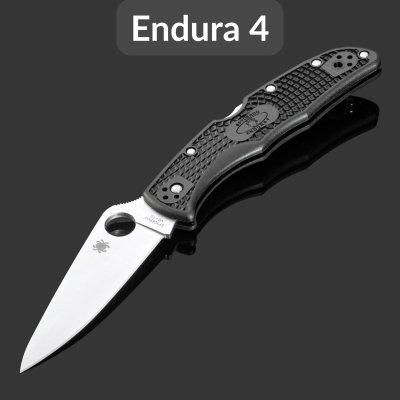 купить Складной нож Spyderco Endura 4 (C10FPBK), сталь VG-10, рукоять Black FRN