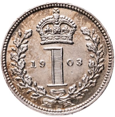 купить Великобритания 1 пенни 1903 Маунди - Эдуард VII