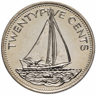 купить Багамы 25 центов (cents) 2005