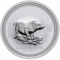 купить Австралия 50 центов (cents) 2007 "Год свиньи"