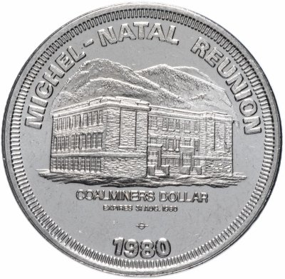 купить Канадский торговый доллар 1980 "День Шахтера. Спарвуд"