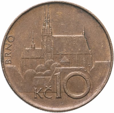 купить Чехия 10 крон 1993 г