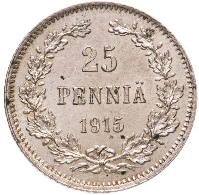 купить 25 пенни (pennia) 1915 S