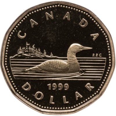купить Канада 1 доллар (dollar) 1999