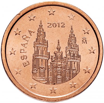 купить Испания 2 евроцента (cents) 2012