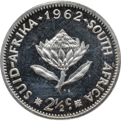 купить ЮАР 2½ цента 1962