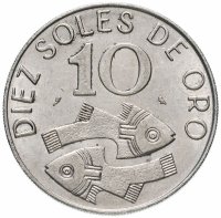 Купить Перу 10 сентаво (centavos) 1969