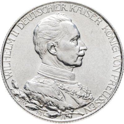 купить Германская империя (Пруссия) 2 марки 1913 "25 лет правления Вильгельма II"