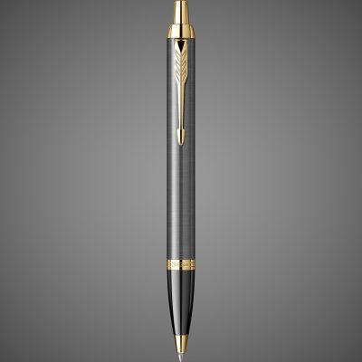 купить Шариковая ручка Parker IM Premium Grey Core GT Mblue в подарочной коробке, Металлы: нержавеющая сталь, пластик, 2026 г.