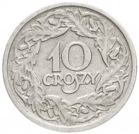 Купить Польша 10 грошей (groszy) 1923