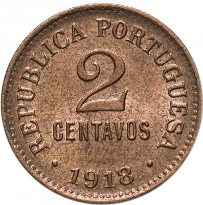 купить Португалия 2 сентаво (centavos) 1918