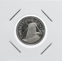Купить Барбадос 25 центов (cents) 1973