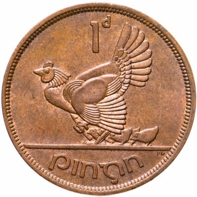 купить Ирландия 1 пенни (penny) 1966