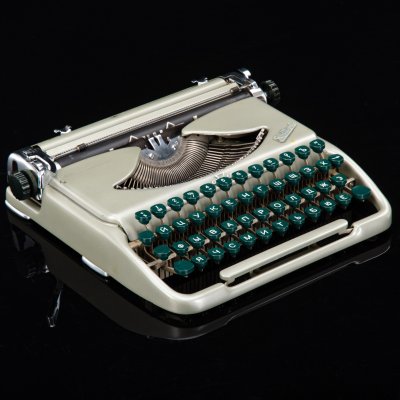 купить Машинка печатная "Groma Kolibri" в оригинальном кофре, металл, пластик, VEB Mechanik Groma Markersdorf, Германия, 1955-1962 гг.