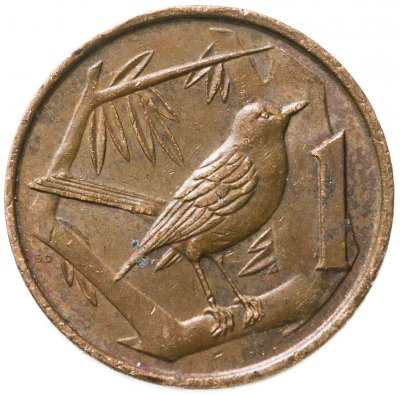 купить Каймановы острова 1 цент (cent) 1982
